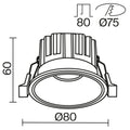 Schiță tehnică DL058-12W3K-B