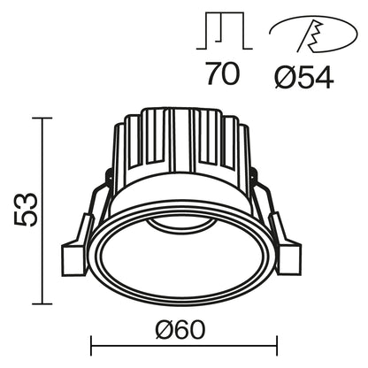 Schiță tehnică DL058-7W3K-B