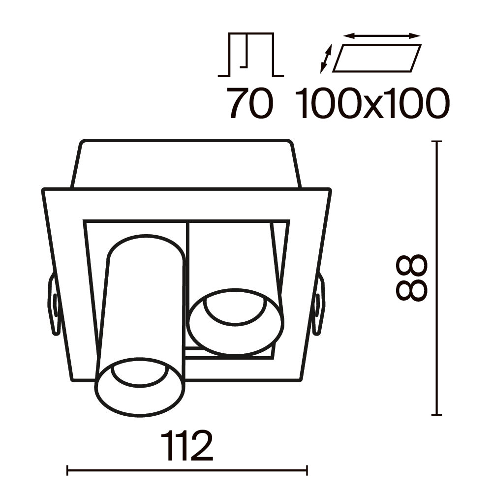 Schiță tehnică DL094-02-7W3K-B