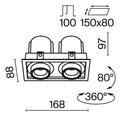 Schiță tehnică DL095-02-10W3K-B