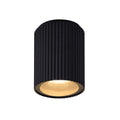 Plafonieră exterior Elegantă, Negru - Kyklop Ripple - 2518316003