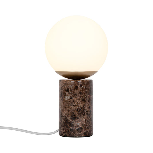 Lampă masă Decorativă, Maro - Lilly Marble - 2213575018