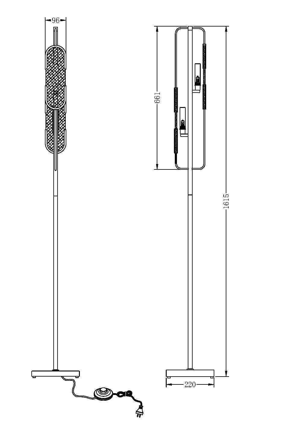 Schiță tehnică MOD099FL-02G