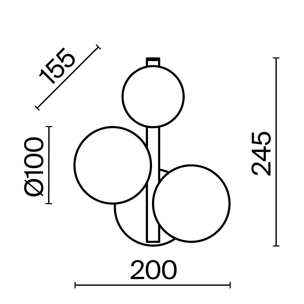 Schiță tehnică MOD545WL-03G