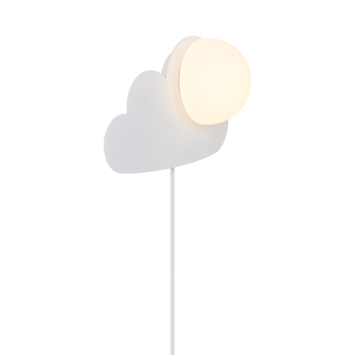 Aplică perete Modernă, Alb - Skyku Cloud