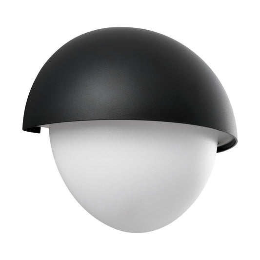 Aplică exterior Atemporală, Negru - Scorpius Maxi Round - 2518421003