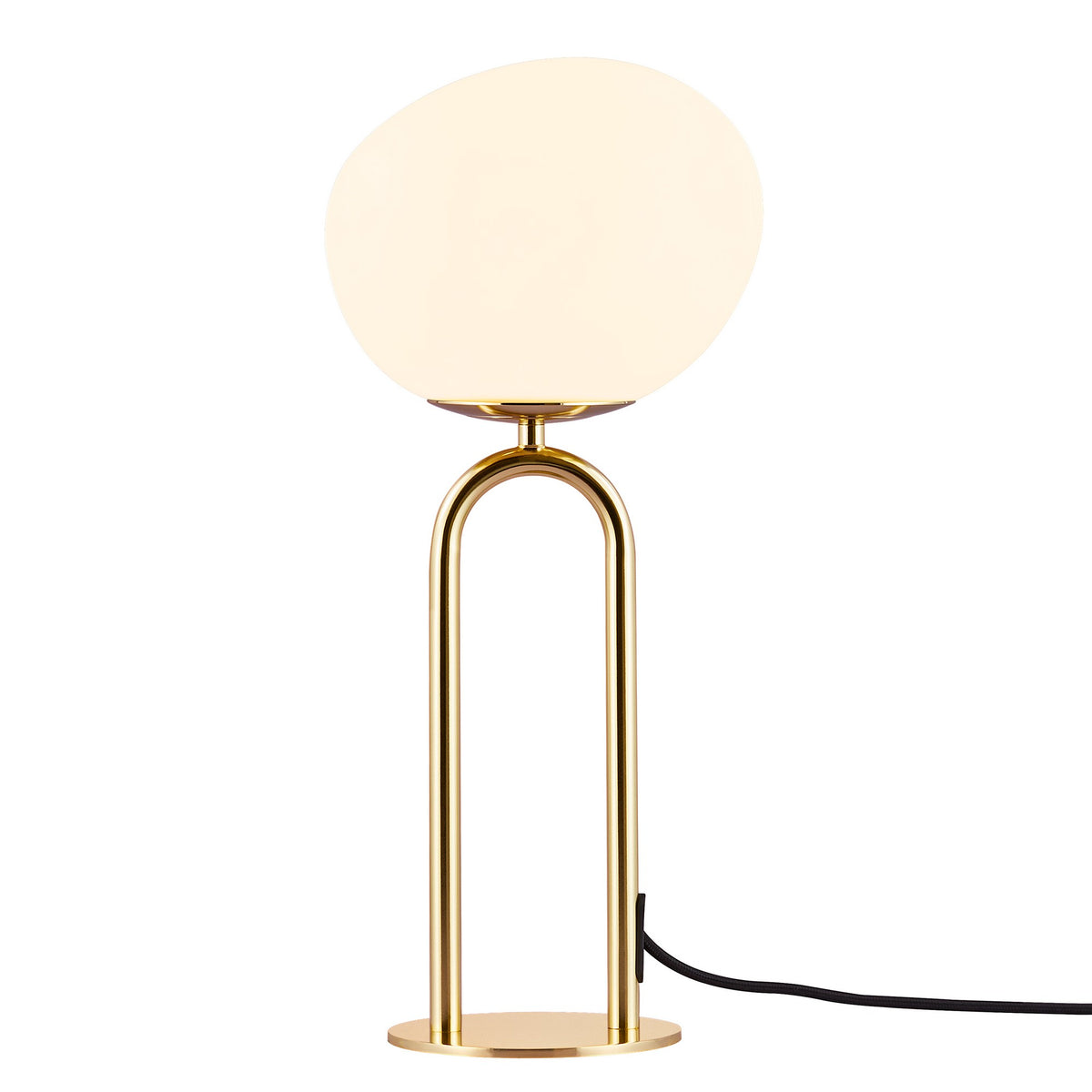 Lampă masă Organică, Alamă lucioasă - Shapes - 2120055035