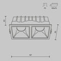 Schiță tehnică DL043-02-15W3K-SQ-W