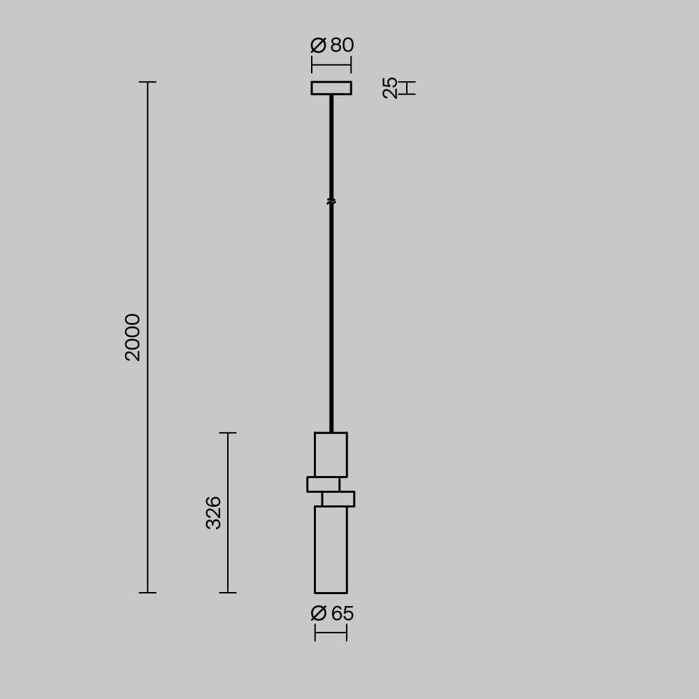 Schiță tehnică MOD303PL-01CFL3