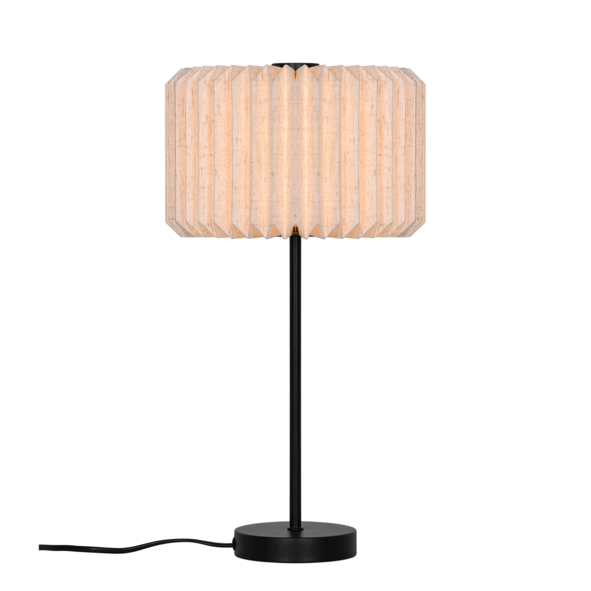 Lampă masă Atemporală, Negru - Vivienne - 2612265003