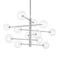 Suspensie EQUINOXE – sticlă transparentă, 128 cm