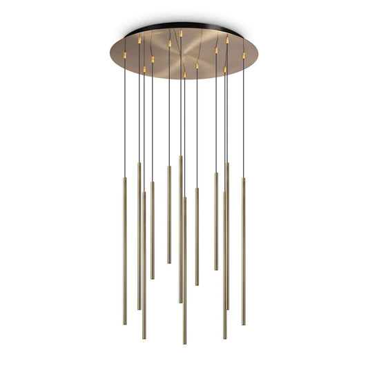 Candelabru LOOK – compoziție de tije LED, hol de intrare