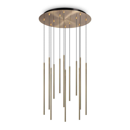 Candelabru LOOK – compoziție de tije LED, hol de intrare
