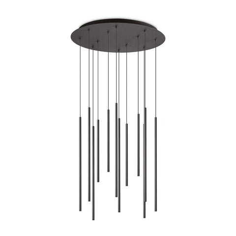 Candelabru LOOK – compoziție de tije LED, hol de intrare