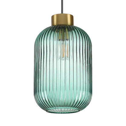 Suspensie MINT – sticlă art deco, gri sau verde