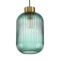 Suspensie MINT – sticlă art deco, gri sau verde