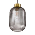 Suspensie MINT – sticlă art deco, gri sau verde