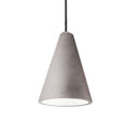 Suspensie OIL – beton conic, gri industrial