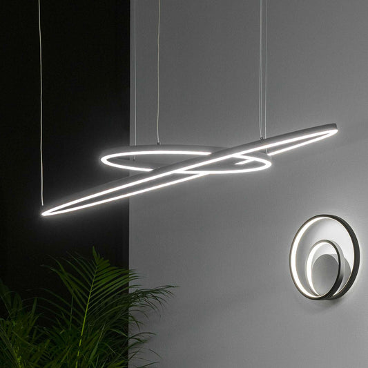 Suspensie ORACLE SLIM – inel rotund, LED integrat