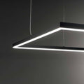 Suspensie ORACLE SLIM SQUARE – inel pătrat, LED integrat