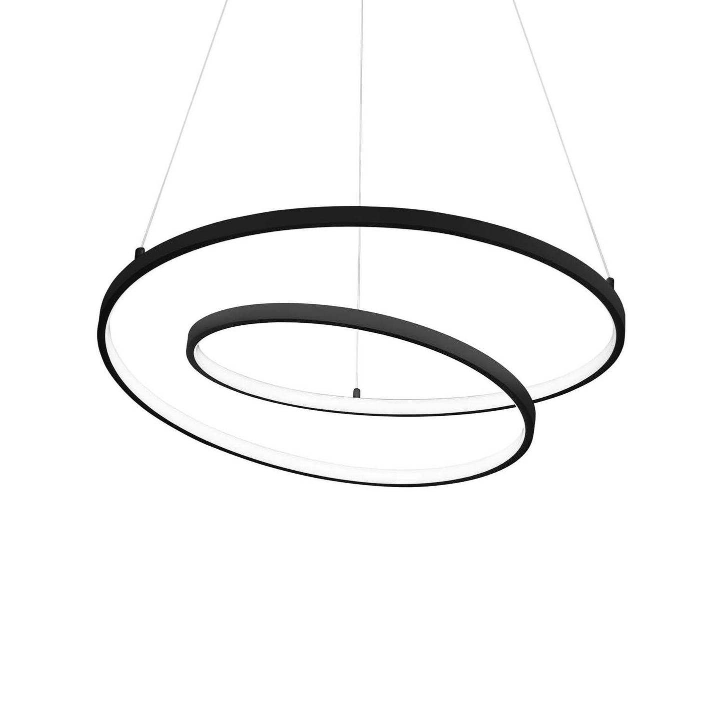 Suspensie OZ – serpentină LED, oțel