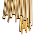 Aplică PAN – tub auriu, art deco