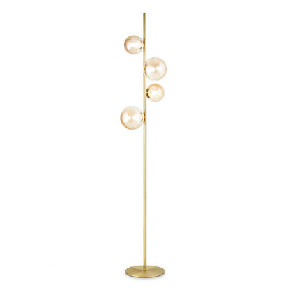 Lampadar PERLAGE – auriu, bile din sticlă