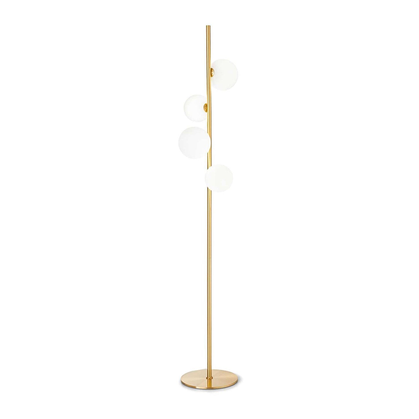 Lampadar PERLAGE – auriu, bile din sticlă