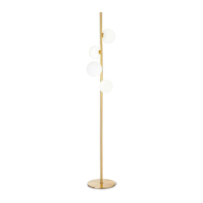 Lampadar PERLAGE – auriu, bile din sticlă