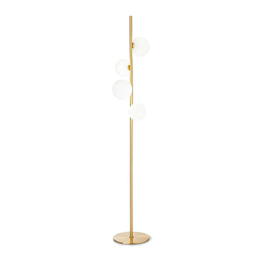 Lampadar PERLAGE – auriu, bile din sticlă