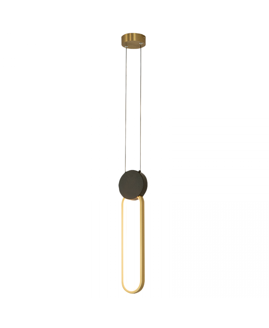 Pendul LED Auriu - Negru – Zambelis 23100