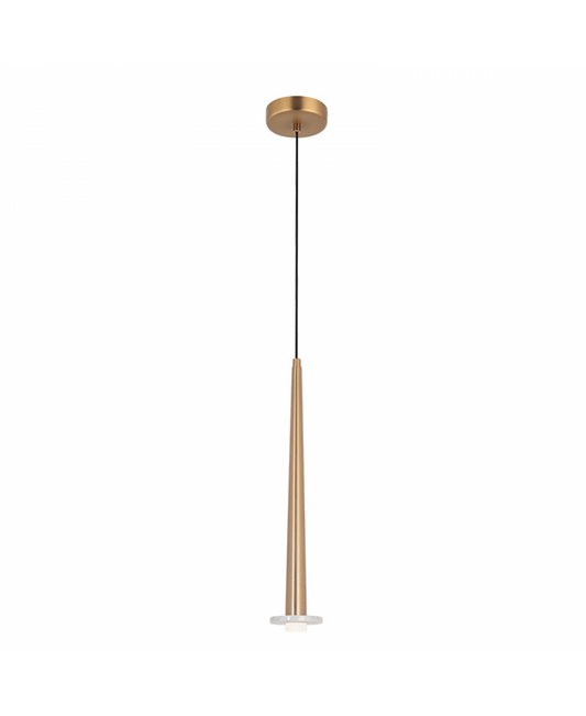 Pendul LED Marmură Albă - Auriu – Zambelis 22111