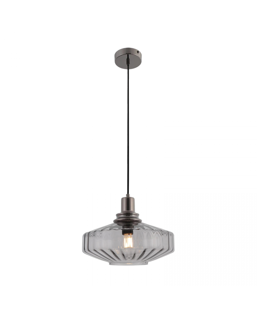 Pendul Sticlă Fumurie - Gri – Zambelis 23012