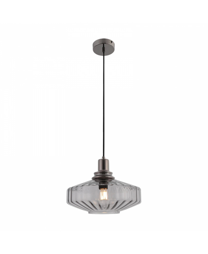 Pendul Sticlă Fumurie - Gri – Zambelis 23012