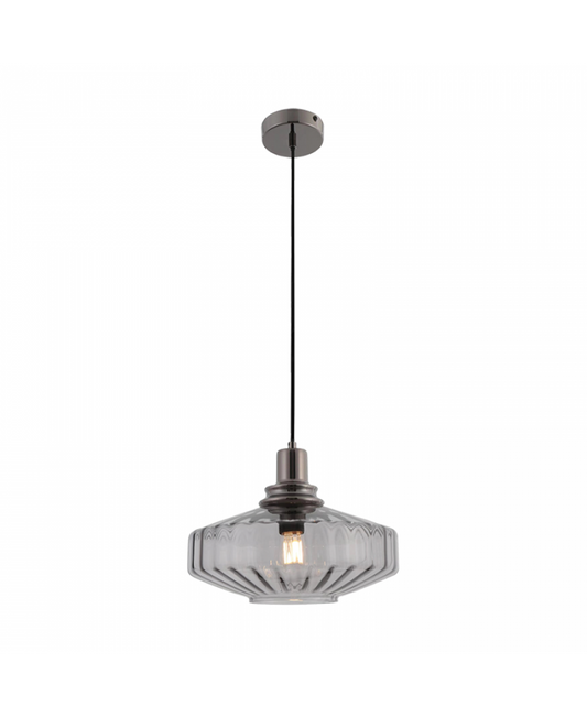 Pendul Sticlă Fumurie - Gri – Zambelis 23012