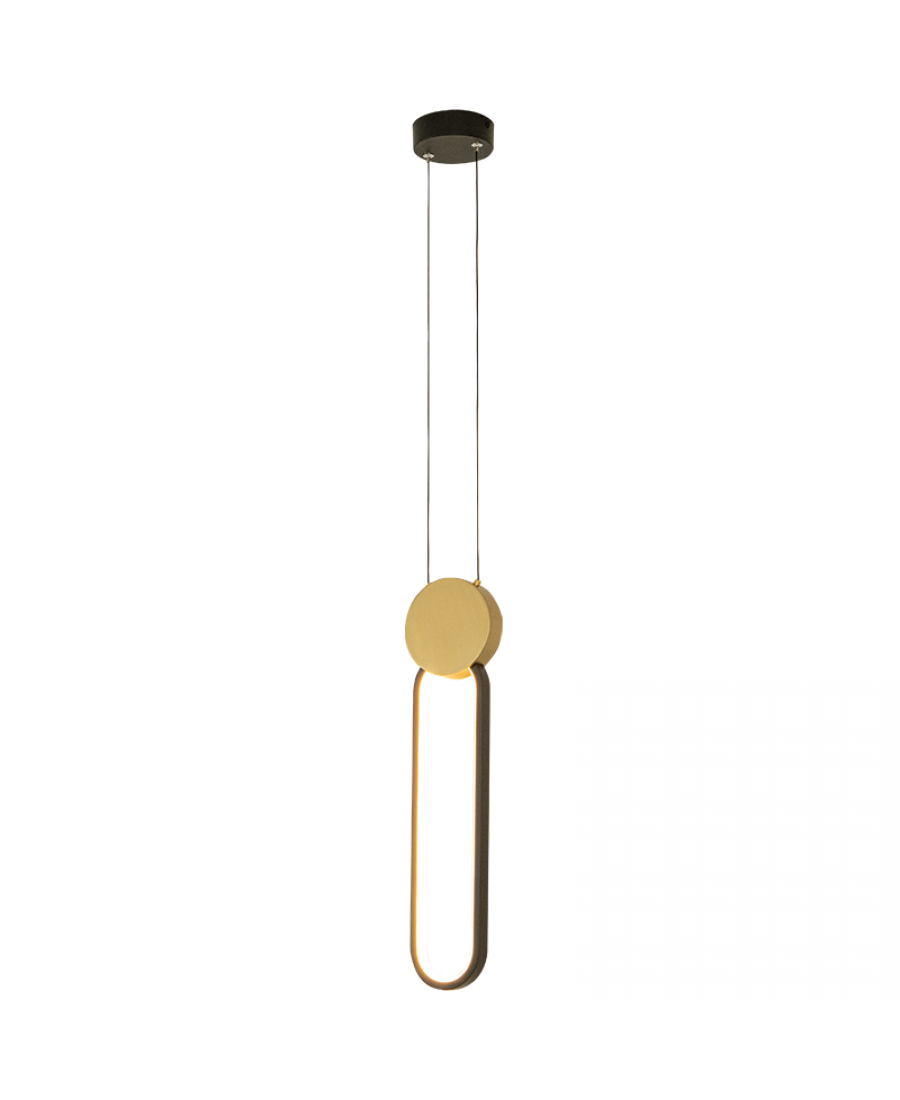 Pendul LED Auriu - Negru – Zambelis 23101
