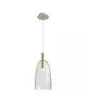 Pendul LED Sticlă Transparentă - Auriu – Zambelis 1966