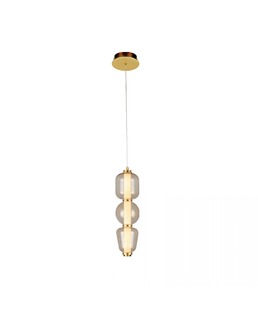 Pendul LED Șampanie - Auriu – Zambelis 23062