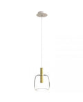 Pendul LED Sticlă Transparentă - Auriu – Zambelis 1968