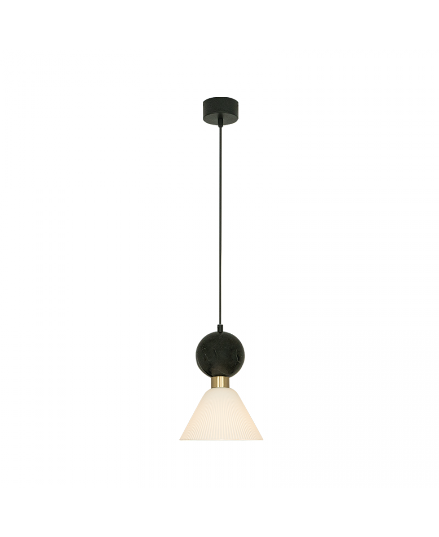 Pendul Marmură Neagră - Negru Sablat – Zambelis 23240