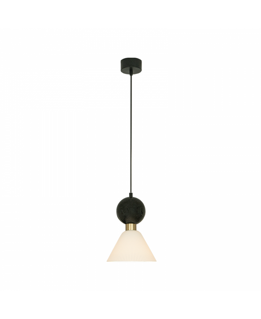 Pendul Marmură Neagră - Negru Sablat – Zambelis 23240