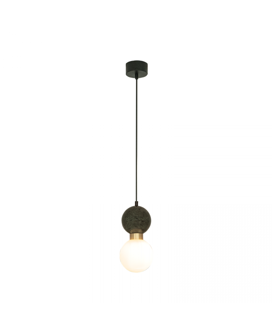Pendul Negru Sablat - Alamă – Zambelis 23242