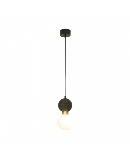 Pendul Negru Sablat - Alamă – Zambelis 23242