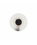 Aplică perete LED Sticlă Transparentă - Negru – Zambelis 23077