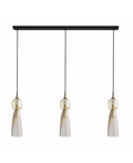 Lustră Alamă Antichizată - Negru – Zambelis 23009