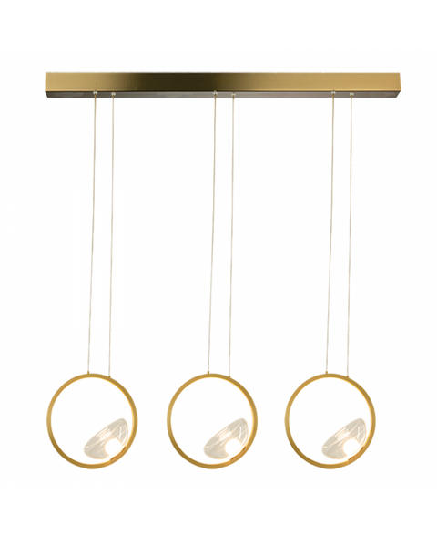 Lustră LED Auriu – Zambelis 23029