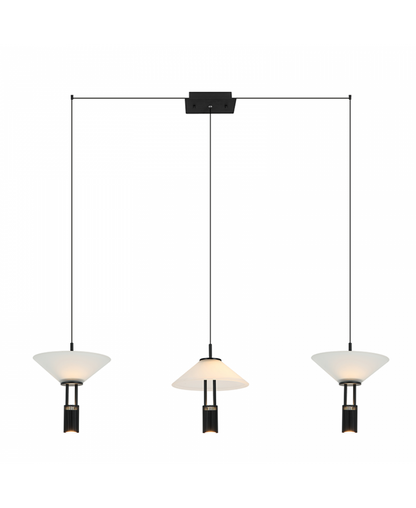 Lustră LED Negru – Zambelis 23202
