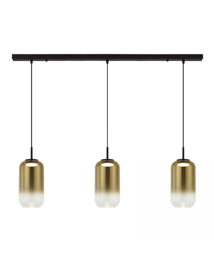 Pendul LED Auriu - Negru – Zambelis 23232