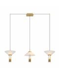 Lustră LED Auriu – Zambelis 23203
