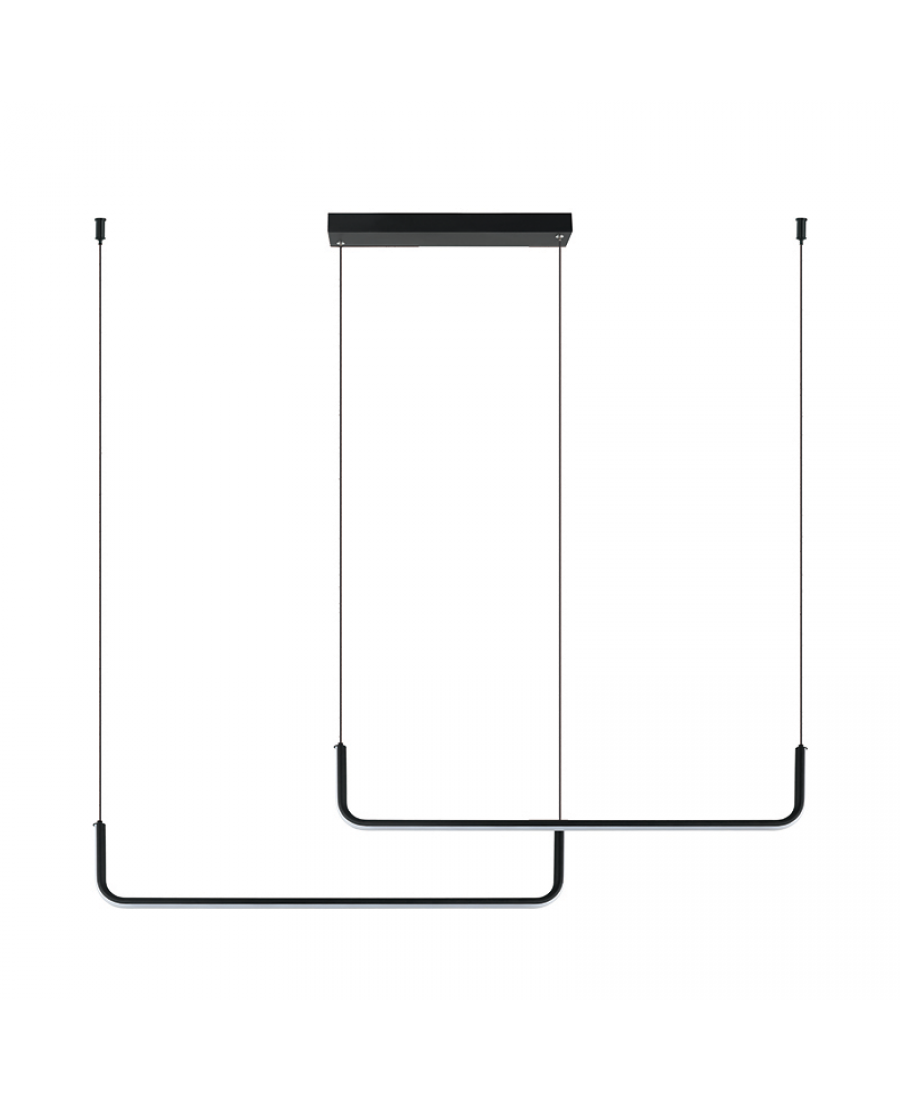 Lustră LED Negru – Zambelis 22010